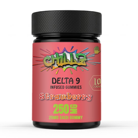 Chillz D9 Infused Gummies 250 MG Indica